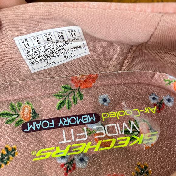 Skechers Wmns Sz 11 Microburst Botanical Paradise Walking Sneakers Ballet Shoes - Picture 16 of 16